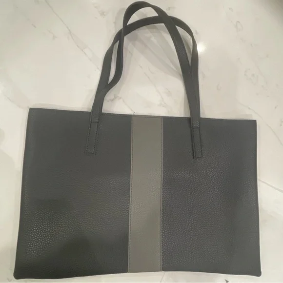 NWOT Vince Camuto Black and Gray Women's Tote Bag - Picture 3 of 12